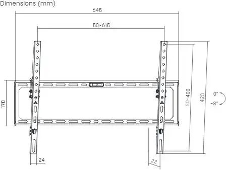 Изображение товара Кронштейн для телевизора Ultramounts UM849 (черный)