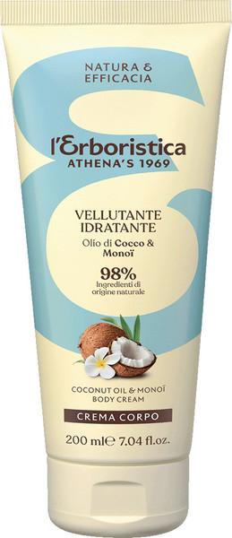Изображение товара Крем для тела L'Erboristica с кокосовым маслом и монои (200мл)