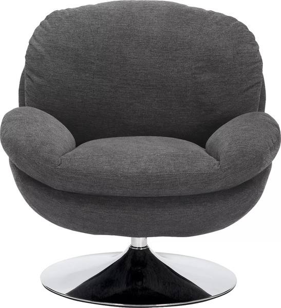 Изображение товара Кресло мягкое Signal Brigitte (Brego 07 темно-серый/хром)