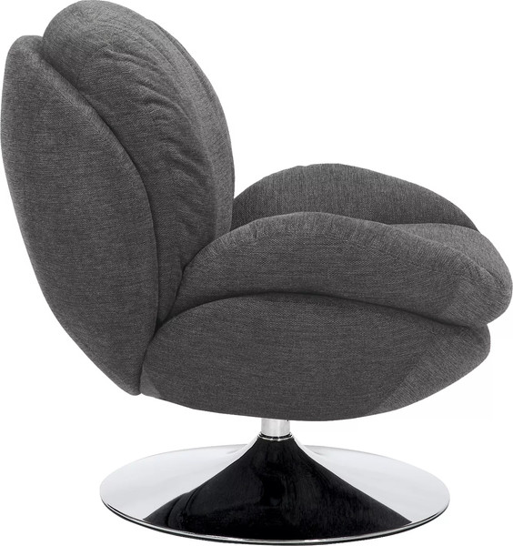Изображение товара Кресло мягкое Signal Brigitte (Brego 07 темно-серый/хром)