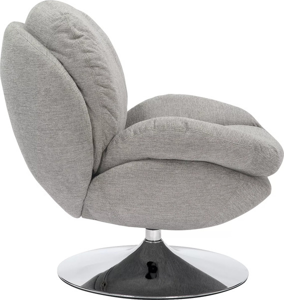 Изображение товара Кресло мягкое Signal Brigitte (Brego 18 серый/хром)