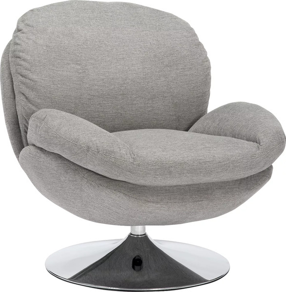 Изображение товара Кресло мягкое Signal Brigitte (Brego 18 серый/хром)