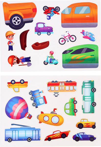 Изображение товара Развивающая книга Буква-ленд Транспорт / 10534344, твердая обложка