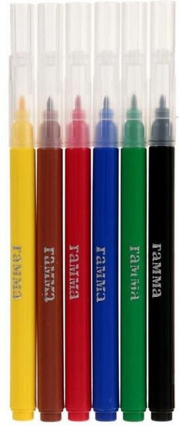 Изображение товара Фломастер-штамп ГАММА Классические / 130822_06 (6цв)