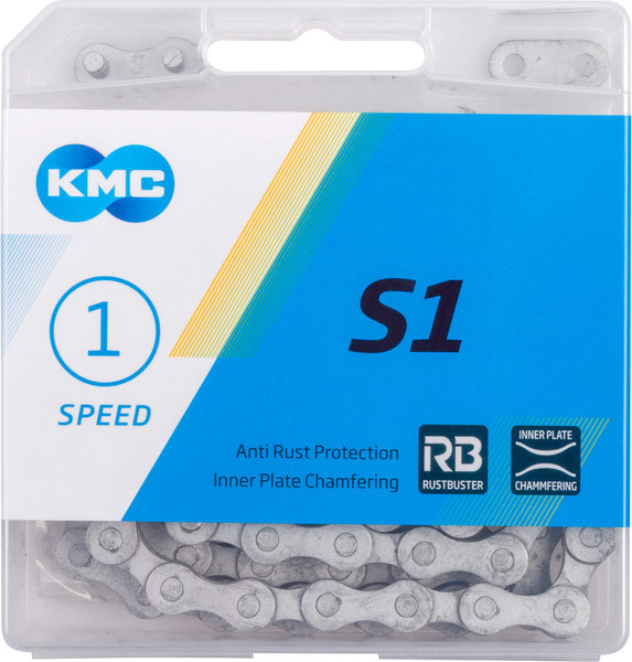 Изображение товара Цепь для велосипеда KMC S1 Wide / 5-303740 (112 звеньев, с замком)