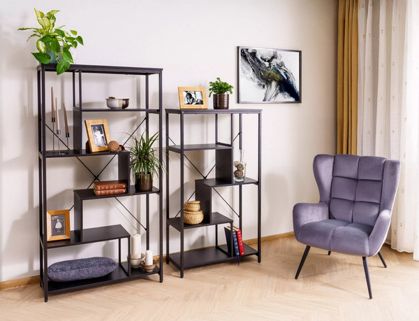 Изображение товара Кресло мягкое Signal Louis Velvet (14 серый/черный)