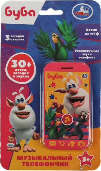Изображение товара Развивающая игрушка Умка Музыкальный телефончик Буба / HT823-R8