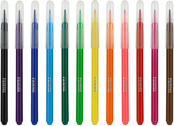 Изображение товара Фломастер-штамп ГАММА Классические / 130822_12 (12цв)