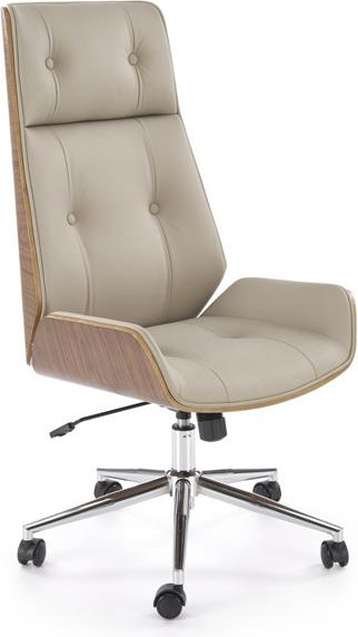Изображение товара Кресло офисное Halmar Webster (бежевый/орех)