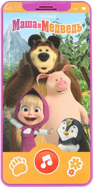 Изображение товара Развивающая игрушка Умка Музыкальный телефончик Маша и Медведь / HT830-R60