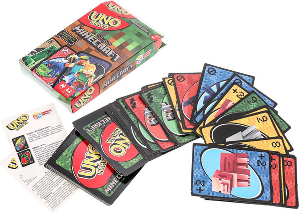 Изображение товара Настольная игра Умные игры УНО. По мотивам Minecraft / 4630395003872