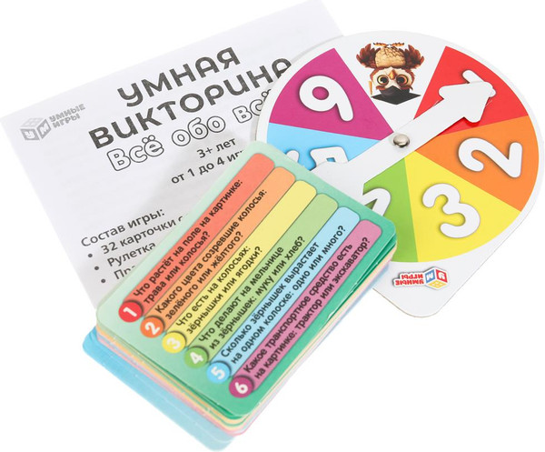 Изображение товара Развивающая игра Умные игры Все обо всем / 4660254455702