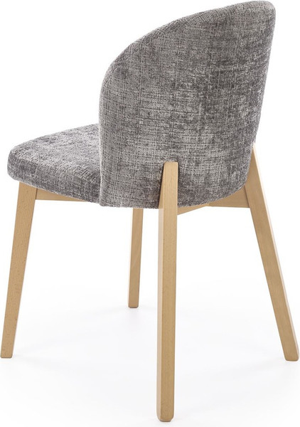Изображение товара Стул Halmar Basso (серый/дуб натуральный)