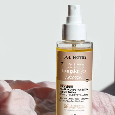 Изображение товара Масло для тела Solinotes Tonka Bean Сухое для лица, тела и волос (100мл)
