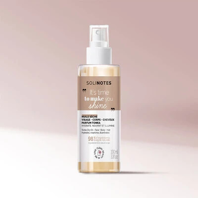 Изображение товара Масло для тела Solinotes Tonka Bean Сухое для лица, тела и волос (100мл)