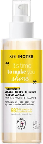 Изображение товара Масло для тела Solinotes Vanilla Сухое для лица, тела и волос (100мл)