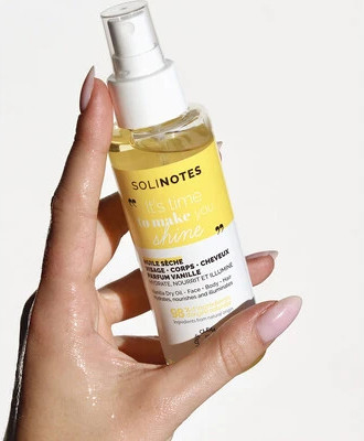 Изображение товара Масло для тела Solinotes Vanilla Сухое для лица, тела и волос (100мл)