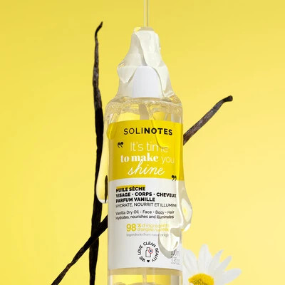 Изображение товара Масло для тела Solinotes Vanilla Сухое для лица, тела и волос (100мл)