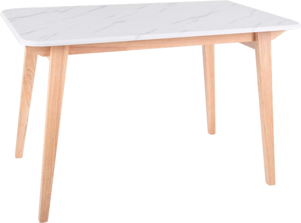 Изображение товара Обеденный стол Signal Marcus 120 (эффект белого мрамора/дуб)