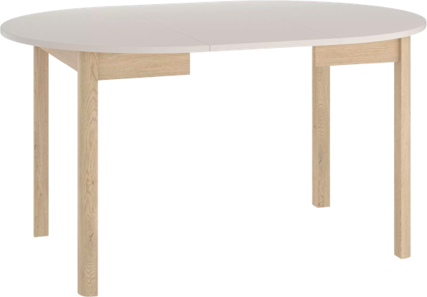 Изображение товара Обеденный стол Signal Dante 102-144x102 (кашемир/дуб кремона)