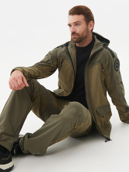 Изображение товара Костюм для охоты и рыбалки Huntsman Горка-Люкс Ravena (р.44-46/182-188, хаки)