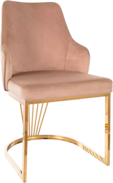 Изображение товара Стул Signal Alure Velvet (Bluvel 28 бежевый/золотой)