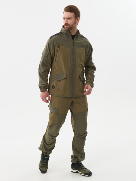Изображение товара Костюм для охоты и рыбалки Huntsman Горка-Люкс Ravena (р.60-62/182-188, хаки)