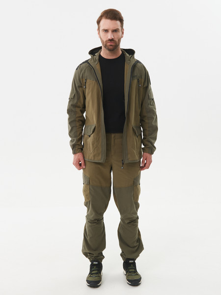 Изображение товара Костюм для охоты и рыбалки Huntsman Горка-Люкс Ravena (р.60-62/182-188, хаки)