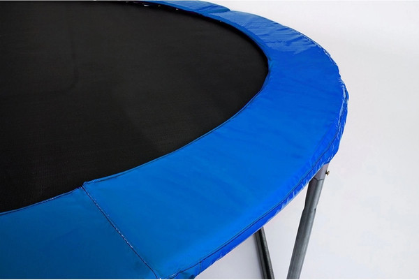Изображение товара Батут Atlas Sport Basic 312см - 10ft с внешней сеткой и лестницей (синий, 3 ноги)