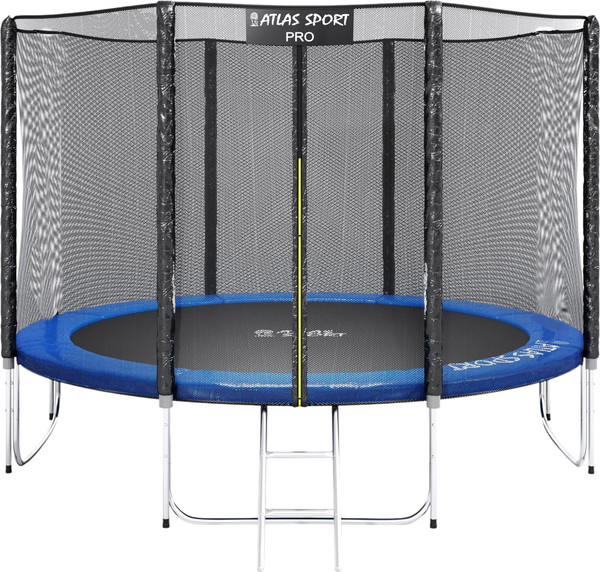 Изображение товара Батут Atlas Sport Pro 374см 12ft (синий, усиленные опоры)