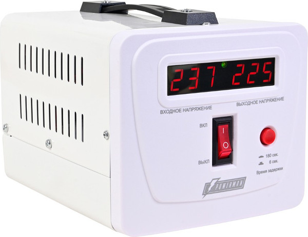 Изображение товара Стабилизатор напряжения PowerMan AVS-1000E (черный)