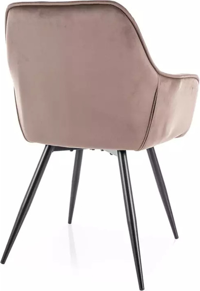 Изображение товара Стул Signal Cherry Velvet (Bluvel 38 капучино/черный)