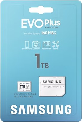 Изображение товара Карта памяти Samsung Evo Plus microSDXC 1TB / MB-MC1T0SA/EU