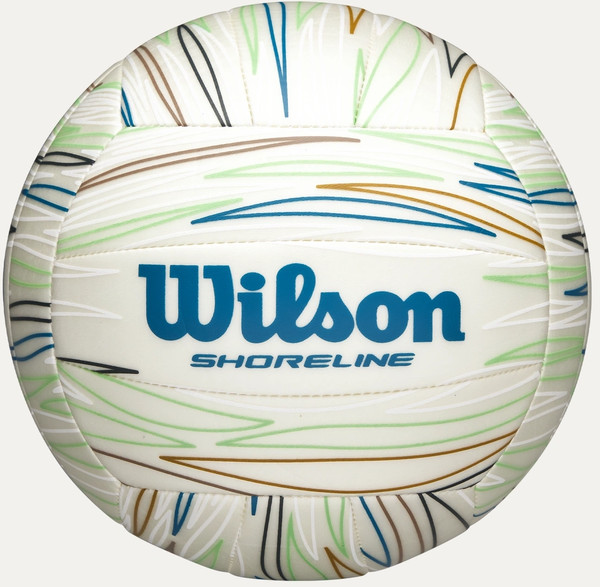 Изображение товара Мяч волейбольный Wilson Shoreline Gen Green Vb Of / WV4007701XBOF (белый/синий)