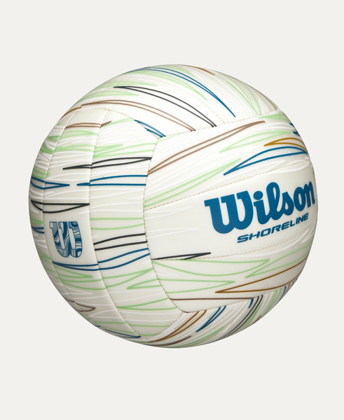 Изображение товара Мяч волейбольный Wilson Shoreline Gen Green Vb Of / WV4007701XBOF (белый/синий)