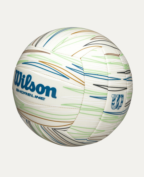 Изображение товара Мяч волейбольный Wilson Shoreline Gen Green Vb Of / WV4007701XBOF (белый/синий)