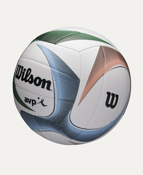 Изображение товара Мяч волейбольный Wilson AVP PXL NEW / WV4008201XBOF (белый/синий/зеленый)