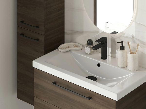 Изображение товара Тумба под умывальник Cersanit Lara 60 / 69158 (орех табак)