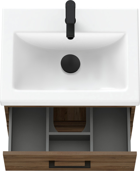 Изображение товара Тумба под умывальник Cersanit Lara 60 / 69158 (орех табак)