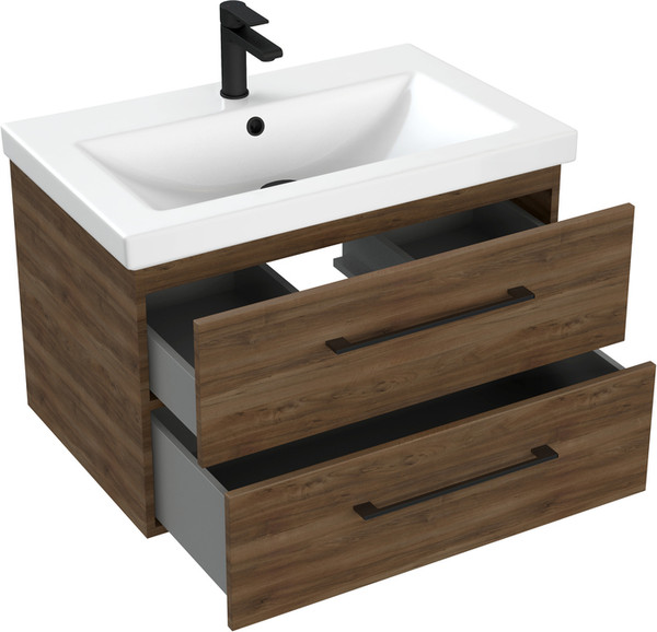 Изображение товара Тумба под умывальник Cersanit Lara 70 / 69159 (орех табак)