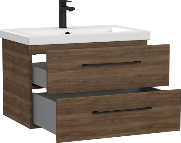 Изображение товара Тумба под умывальник Cersanit Lara 70 / 69159 (орех табак)