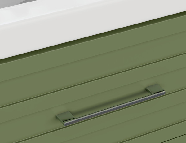 Изображение товара Тумба под умывальник Cersanit Classic 80 / 69092 (зеленый матовый)