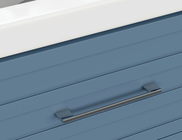 Изображение товара Тумба под умывальник Cersanit Classic 80 / 69091 (голубой матовый)