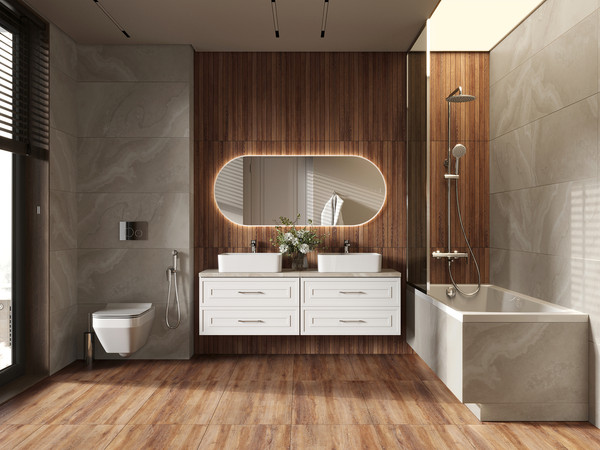 Изображение товара Тумба под умывальник Cersanit Classic 80 / 69090 (белый матовый)