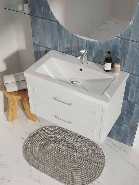 Изображение товара Тумба под умывальник Cersanit Classic 80 / 69090 (белый матовый)