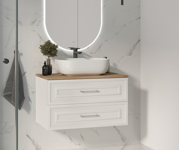 Изображение товара Тумба под умывальник Cersanit Classic 80 / 69090 (белый матовый)