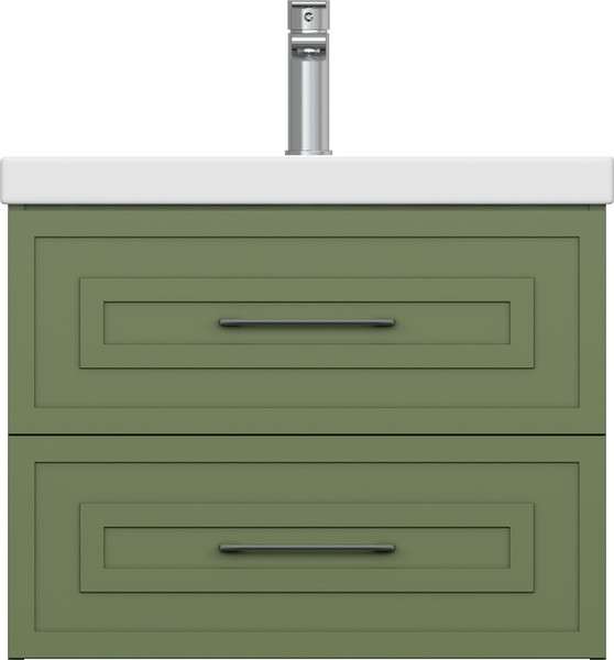 Изображение товара Тумба под умывальник Cersanit Classic 60 / 69089 (зеленый матовый)