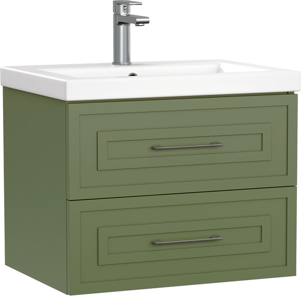 Изображение товара Тумба под умывальник Cersanit Classic 60 / 69089 (зеленый матовый)