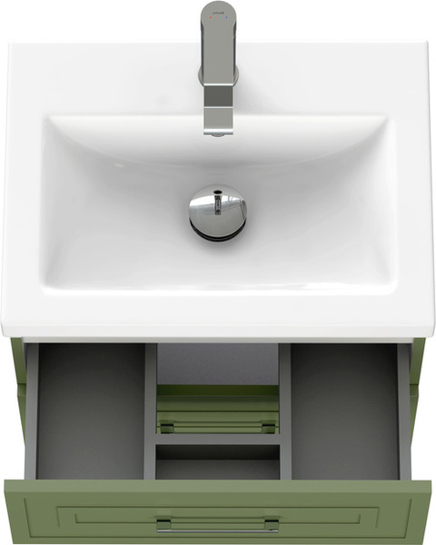 Изображение товара Тумба под умывальник Cersanit Classic 60 / 69089 (зеленый матовый)