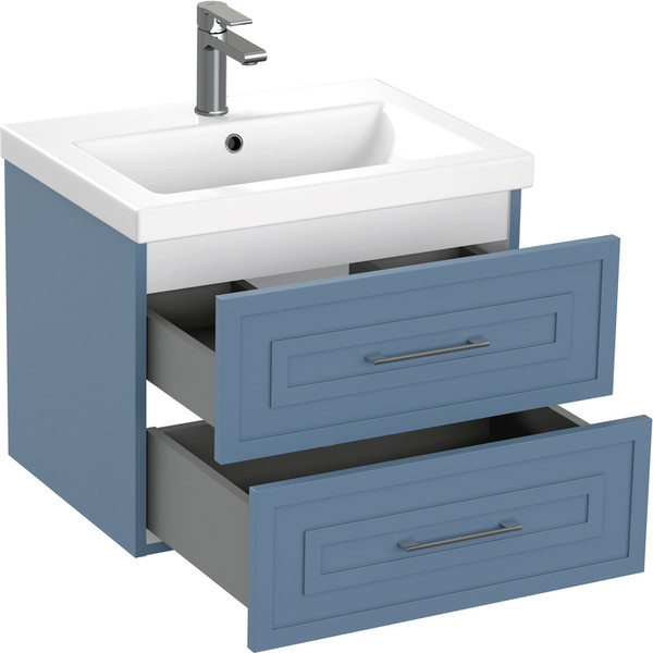 Изображение товара Тумба под умывальник Cersanit Classic 60 / 69088 (голубой матовый)